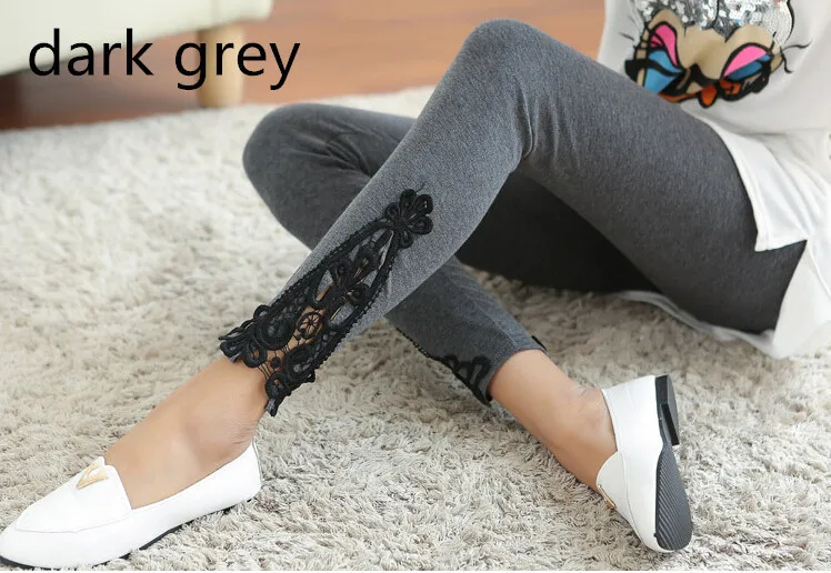 Женские леггинсы с кружевом 3 цвета|Легинсы| |