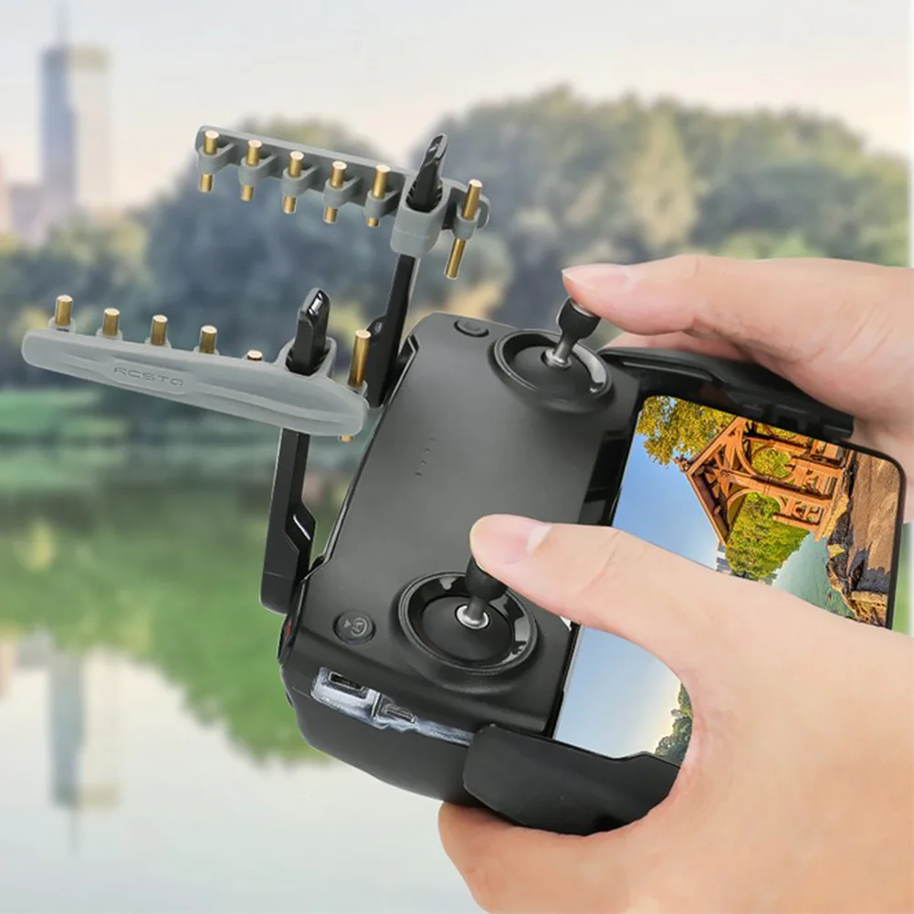 

1pair Portable Wear Resistance Antenna Signal Booster Plug And Play Silicone Range Extender Professional For DJI Mavic Mini