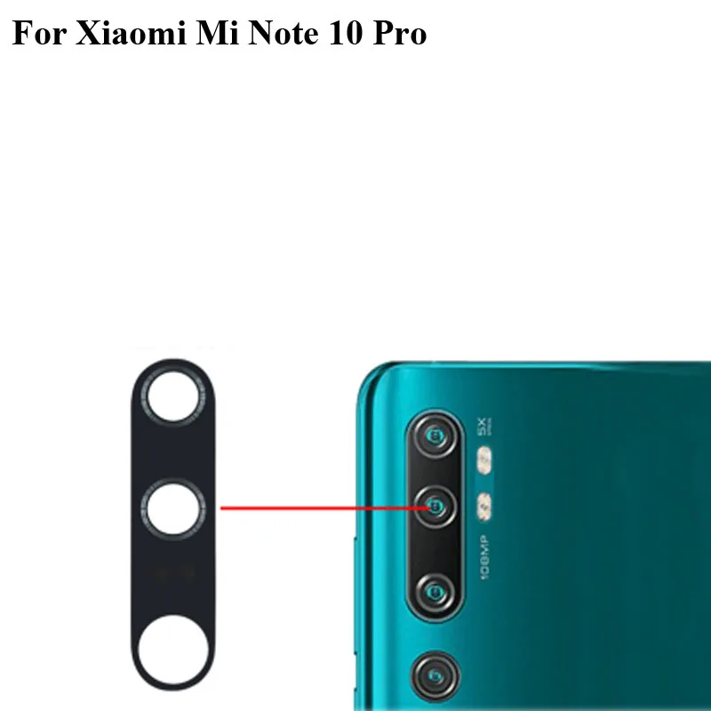 2PCS Tested New For Xiaomi mi Note 10 pro Rear Back Camera Glass Lens Xiao 10pro Repair Parts Note10 Replacement | Мобильные