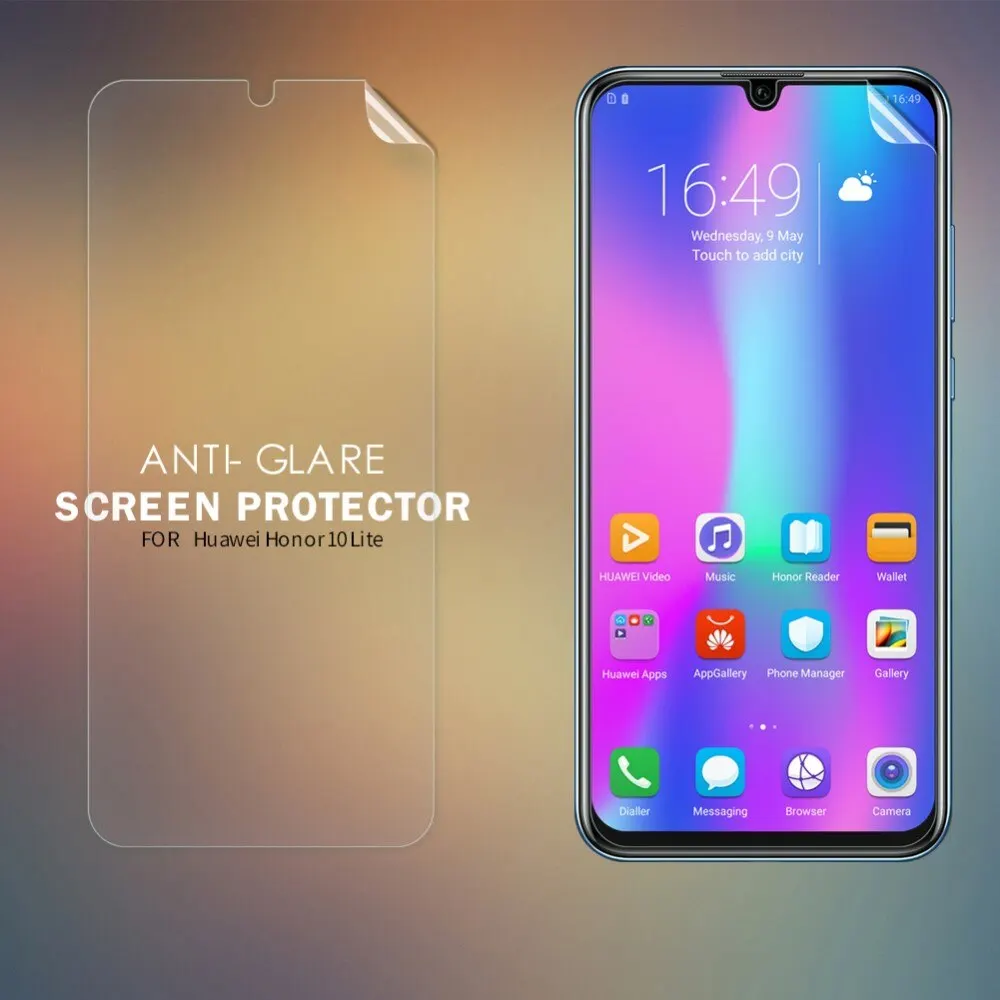 NILLKIN Защитное стекло/плёнка (переднее) для Huawei Honor 10 Lite матовое | Мобильные
