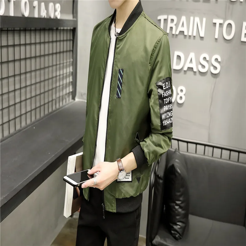 Куртка бомбер мужская модная куртка в стиле милитари пилот ВВС весна