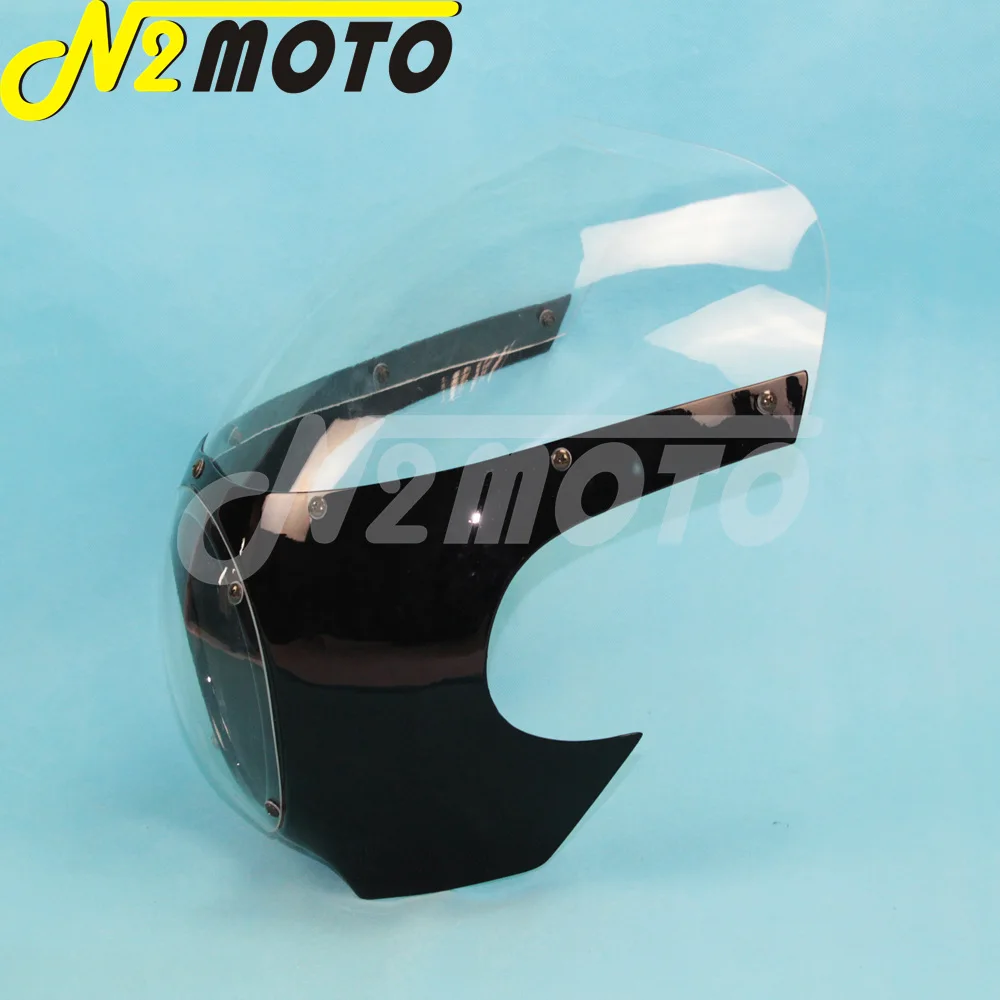 Защитная маска для передней фары Harley Sportster Cafe Racer Drag Racing 5 3/4 дюйма|headlight fairing|racing