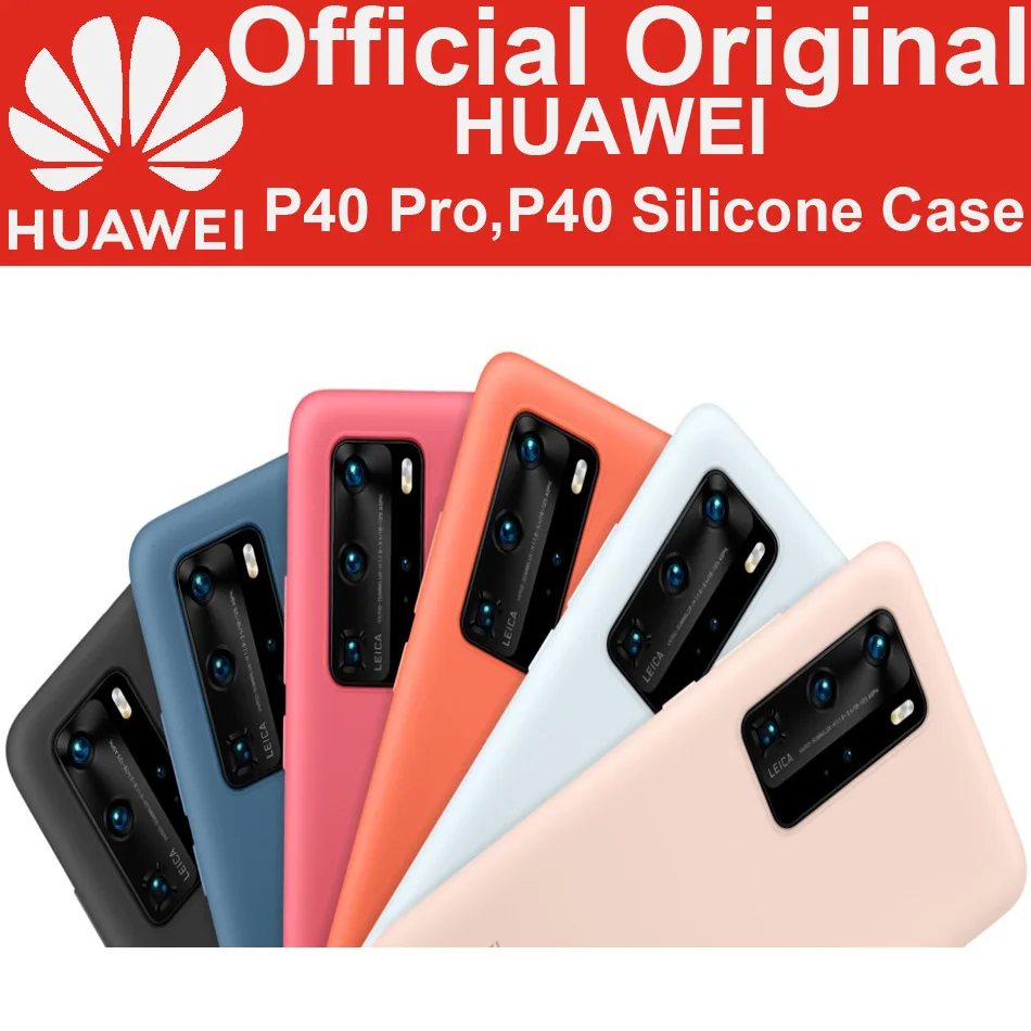 

Huawei P40 Pro Case P40 Pro+ Soft Silicone Case Official Original Soft Silicon Rubber P40 Case Cover Soft Silione Case
