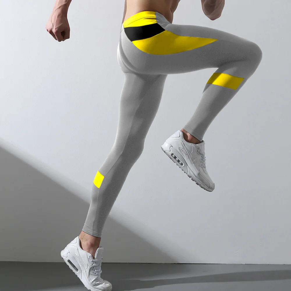 Mens Gym Compression Leggings Sport Training Pants Men Running Tights Trousers Sportswear Dry Fit Jogging Man Swimeatpants | Спорт и