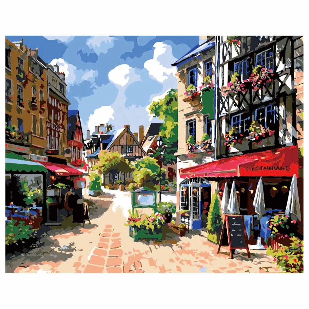 Нордический абстрактный красивый большой шар пейзаж настенная живопись на