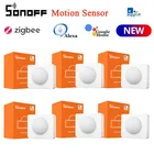 SONOFF SNZB-03 ZigBee датчик движения 110  широкий обзор уведомления о низком заряде батареи умный дом через EWelink ZBBridge Alexa Google Home