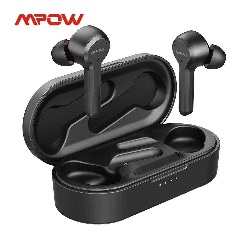 Наушники-вкладыши Mpow M9 беспроводные наушники Bluetooth 5 0 с микрофоном влагозащита IPX7