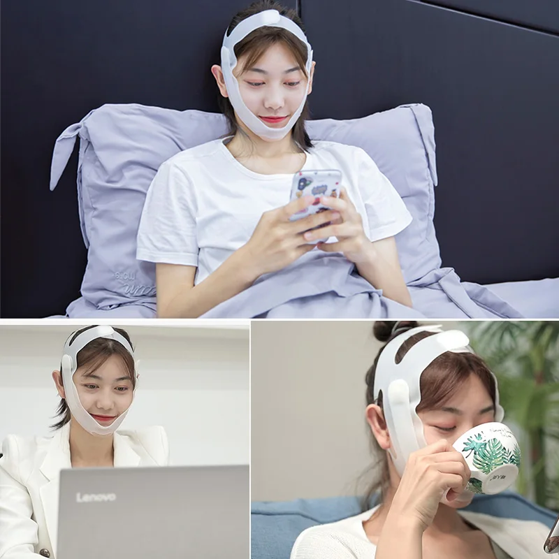 Пояс для подтяжки лица с V образным вырезом бандаж похудения подтягивающий