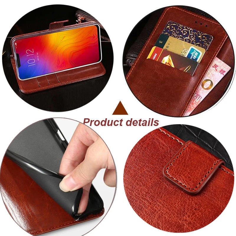 luxury leather wallet for infinix hot 10i case magnetic wallet mobile retro for infinix hot 10i flip card stand cover free global shipping