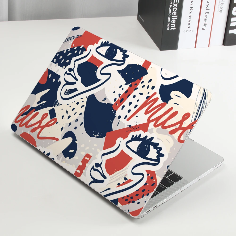 

3D Print Abstract Art Laptop Case For Macbook Air 13 A2337 A2179 A2338 2021 M1 Chip Pro 14 15 A2442 A2289 Mac book Pro 16 A2485