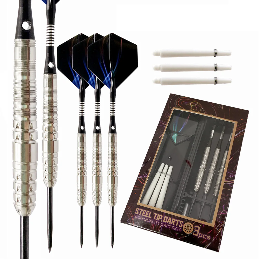 

3 (1 Set) Professional Steel Darts Professional Wide-Head Tungsten Steel Darts Steel High-Quality Darts Darts Set Gift Box