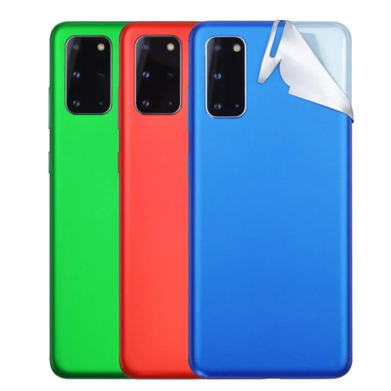 Для Samsung Galaxy S20 Plus Ultra 5G S10 S10e Note 20 10 задняя крышка наклейка матовая ледяная пленка