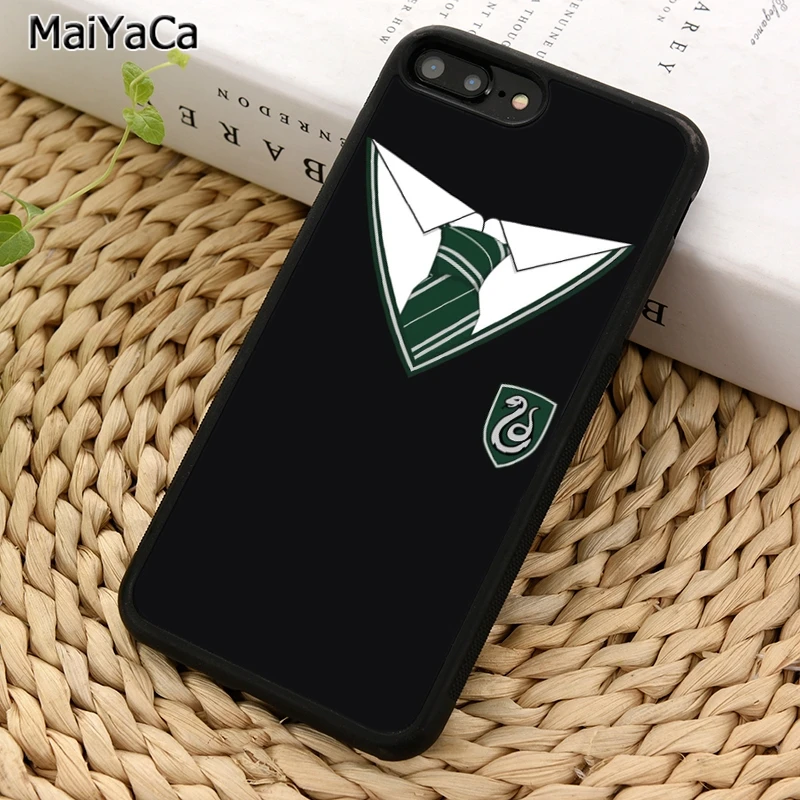 MaiYaCa Слизерин Хогвартс Униформа чехол для телефона iPhone 5 6 7 8 plus 11 12 Pro X XR XS Max Samsung