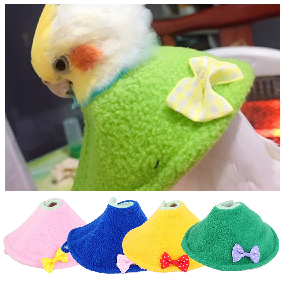 

Cute Parrot Neck Sleeve Elizabethan Bird Recovery Collar For Rodents Soft Padded Neck Full Body Coverage Parrot Elizabeth Circle