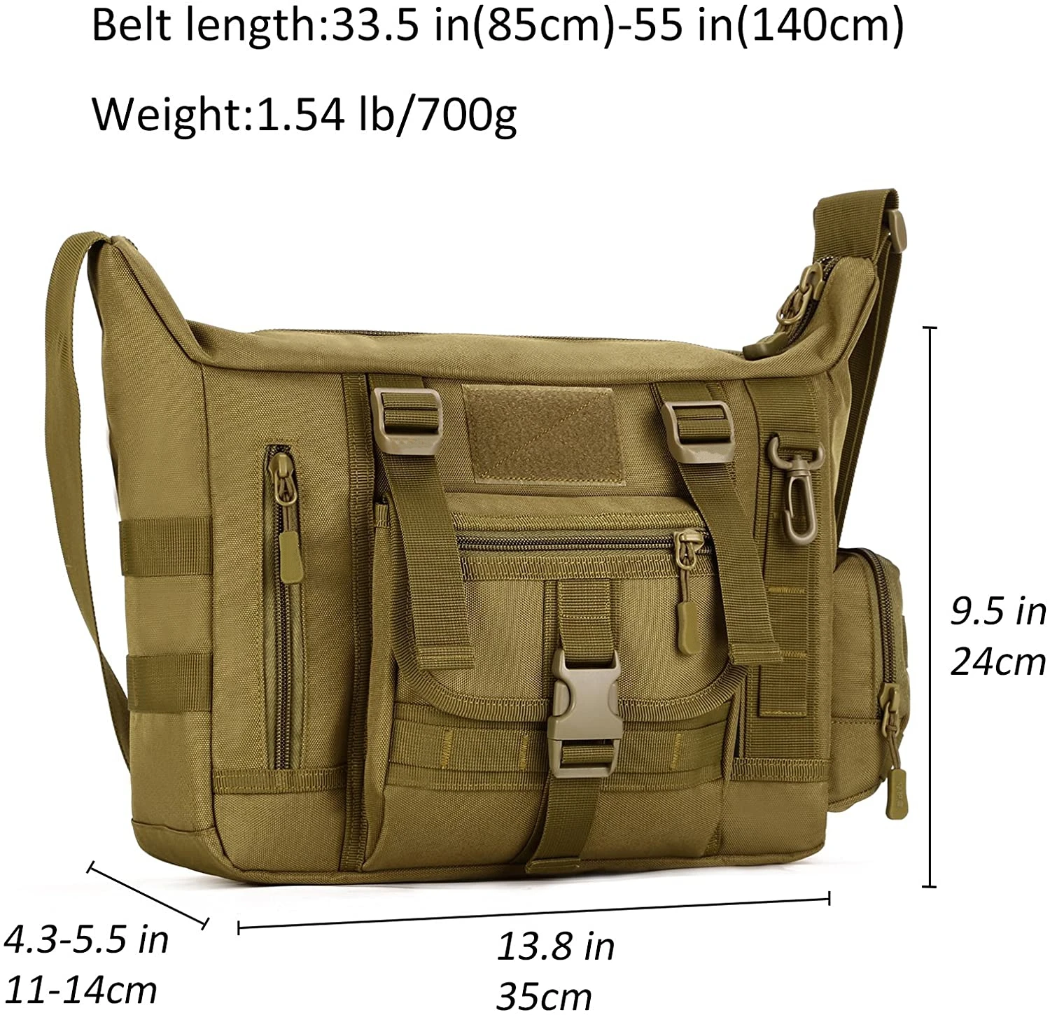 

FREE SAMPLE Tactical Messenger Bag Men Military MOLLE Sling Shoulder Pack with Patch backpacks Military Backpacks