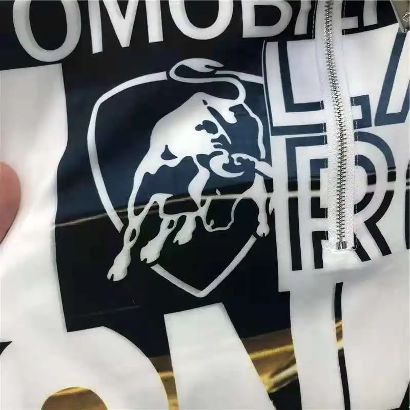 

Men's short sleeve Shorts Set 2021 summer zip letter bullfight print five-piece pants two piece Korean Trend