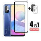 2 шт. для Xiaomi Mi 10i 5G Защитное стекло для экрана полного стекла для Xiaomi Mi 10T Lite 5G крышка на объектив камеры стекло для Xiaomi Redmi примечание 9 4G Note 9 5G