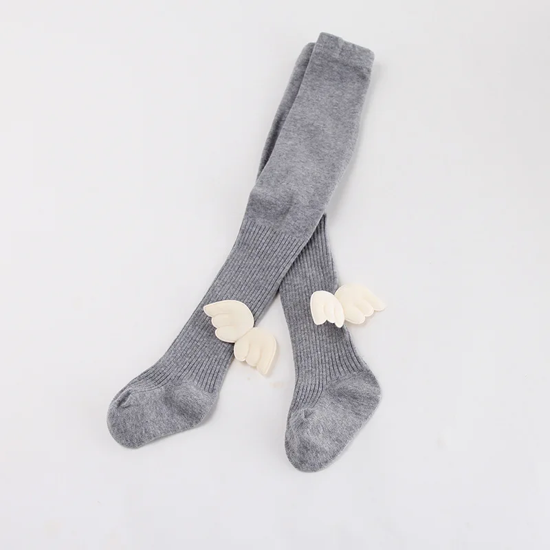 wing light gray PP/детские колготки; хлопковые детские колготки; детские чулки с рисунком; детские колготки для мальчиков и девочек; От 1 до 8 лет; чулки для малышей - Цвет: wing light gray
