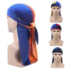 Бандана эластичная бархатная, дышащая шапка с длинным хвостом унисекс, головной убор для химиотерапии и химиотерапии, для мужчин и женщин, на осень