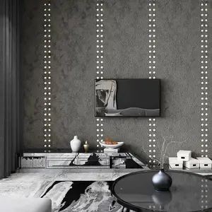 Современная 3D замшевая настенная бумага, домашний декор, нетканый фон для спальни, гостиной, рулон синего серого кофе