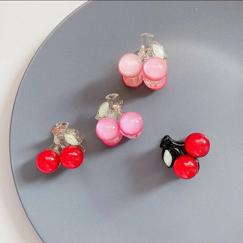 

1 шт. новые милые заколки для волос с красной вишней для девочек Детские аксессуары для волос головной убор принцессы женские заколки для во...