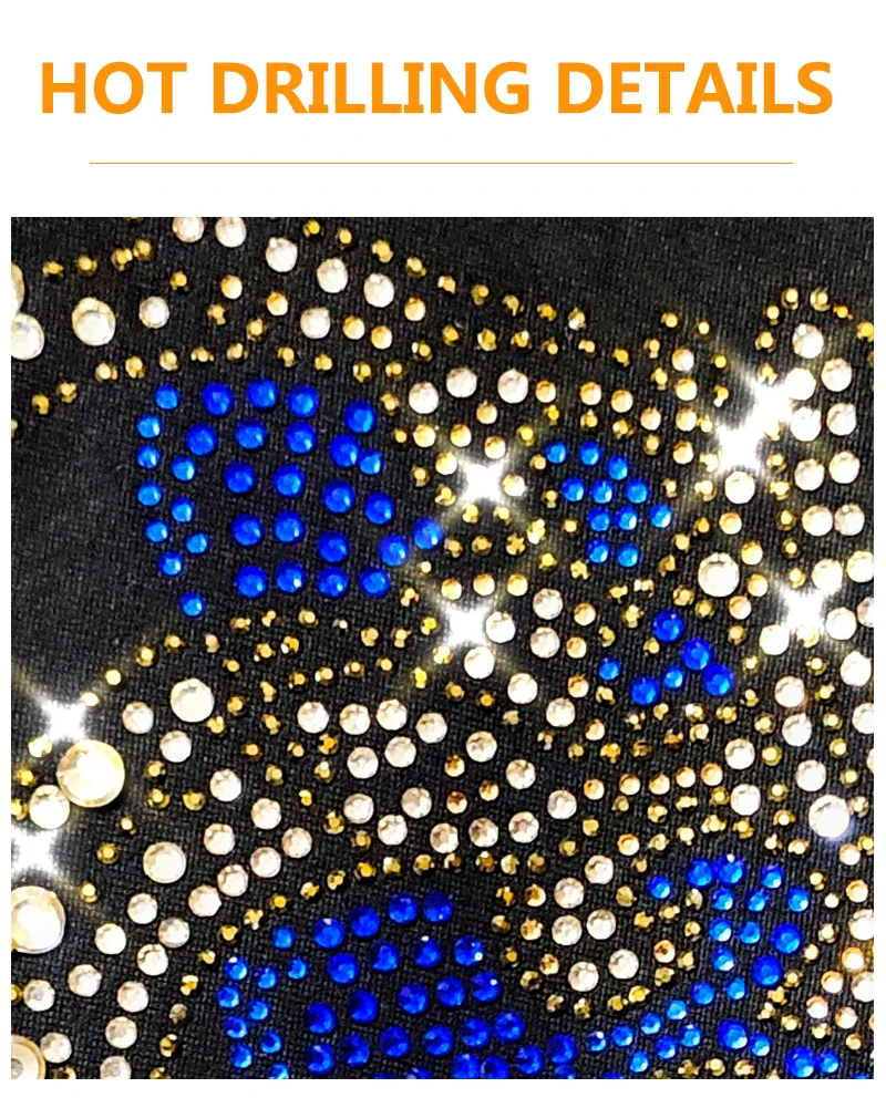 

Super Warm Hot Sale Rhinestone Brand Men's Sweater Slim Long Sleeve Animal Print Pullover Soft High Quality