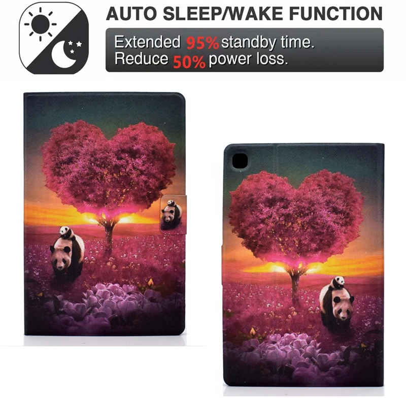 

Tablet Cover For Samsung Galaxy Tab S5e 10.5 inch SM-T720 T725 Cartoon Bear Leather Case For Samsung Tab S5e 10.5" Cover Cases