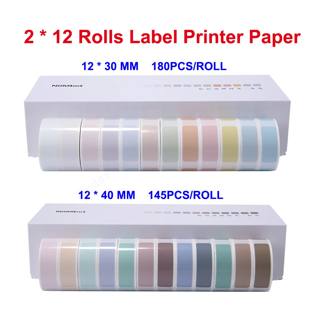 

Niimbot D11 D110 Printers Label Supermarket Waterproof Anti-Oil Tear-Resistant Price Label Color Scratch-Resistant Label Paper 1