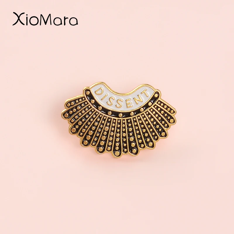 Модные булавки новинка Рут Бадер гинсбург RBG Аватар для лацканов бижутерия