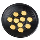 20-200 шт., позолоченная рамка из сплаваконнектор для кабошона, пустаяподнос с двойной петлей для изготовления ожерелья