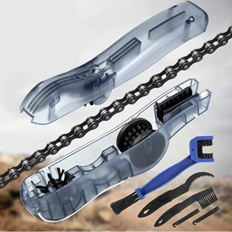 

Newly Bicycle Chain Washer ABS Hangable Quick Clean Not Easily Deformed Cycling Equipment Accessories for Cycling Bikes