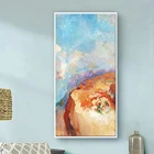 Скандинавские абстрактные синие картины на холсте, современные плакаты, минималистичные настенные картины, настенное искусство для гостиной, скандинавский Декор для дома