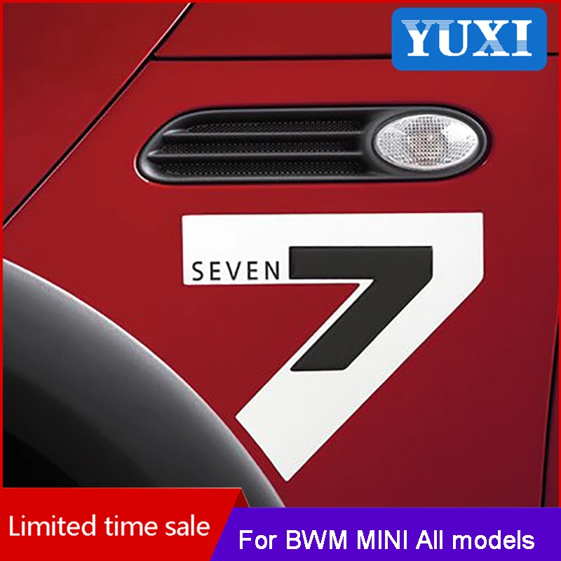 

Автомобильные светоотражающие автомобильные наклейки SEVEN 7 для BMW MINI Cooper Clubman F54 F55 F56 F60 R55 R56 R60 R61 аксессуары для внешней отделки