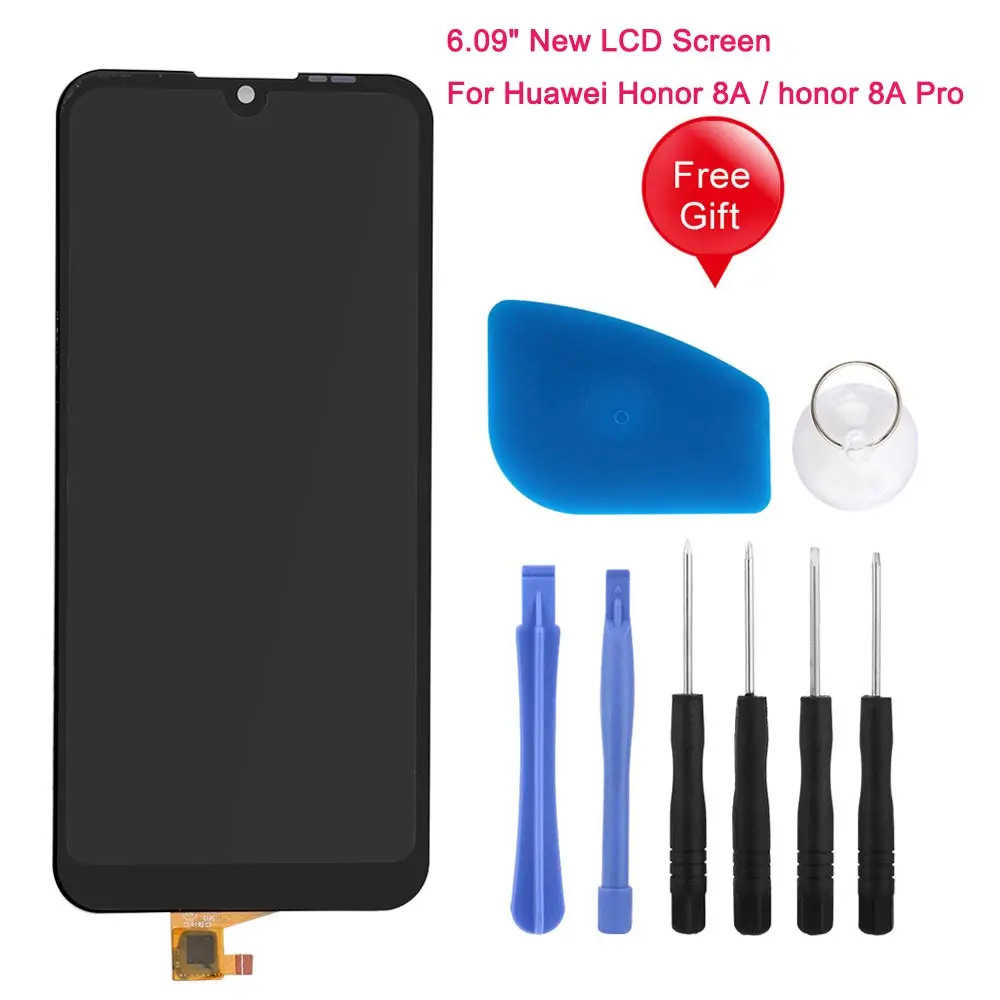 ЖК-дисплей и сенсорный экран 6 09 дюйма для Huawei Honor 8A honor Pro дигитайзер в сборе замена