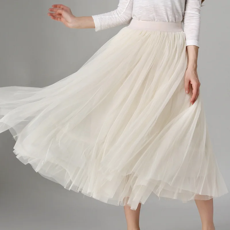 Летняя женская длинная Плиссированная юбка в европейском стиле Офисная