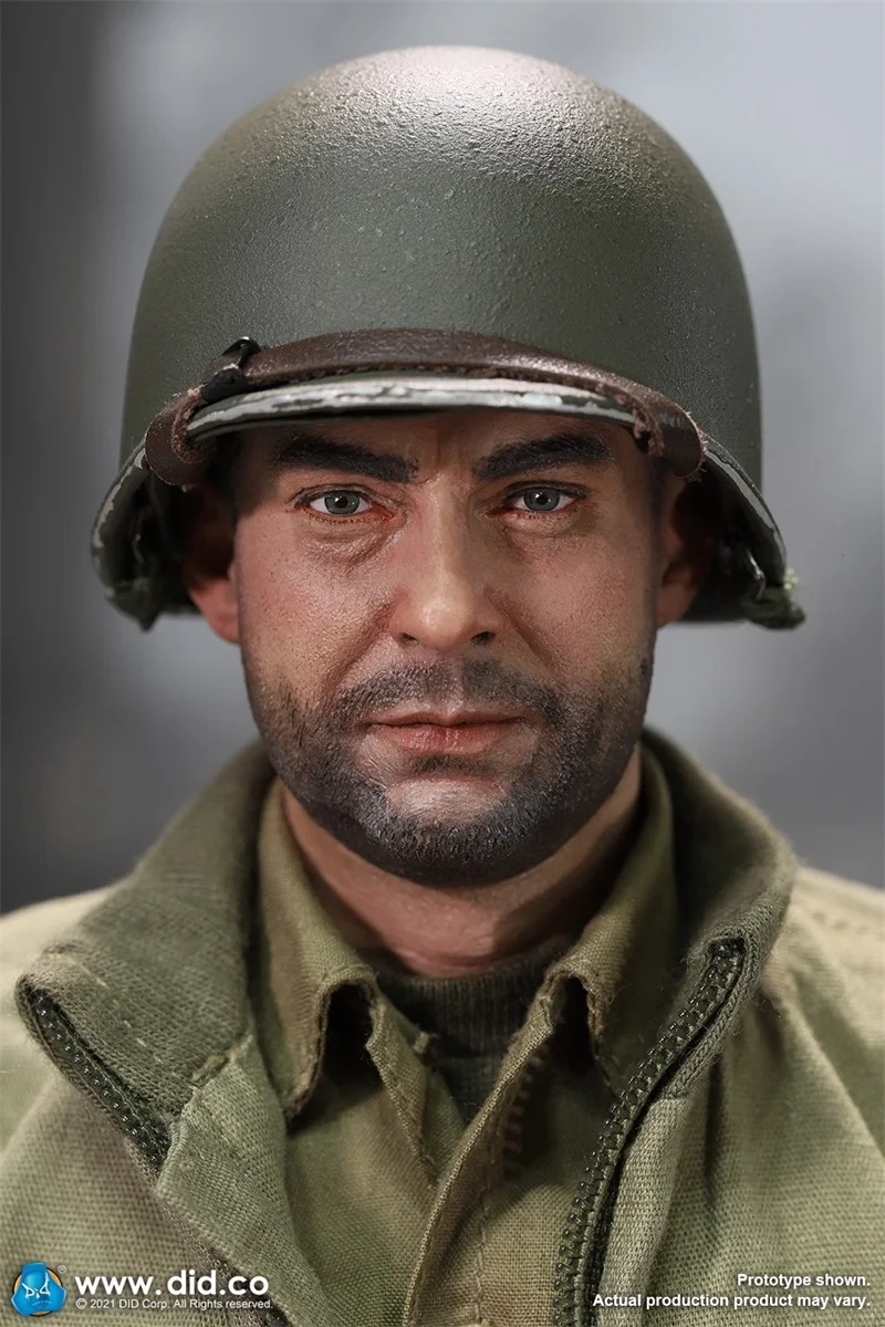 

In Stock 1/6th DID A80150 WWII US Army Ranger Sergeant Mike Military War Helmet Metal Material Model For 12inch Doll Action