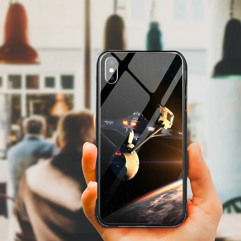 Чехлы для телефонов из закаленного стекла iPhone 8 7 6 5 5S SE 2020 6S Plus X XR XS 11 Pro Max чехлы