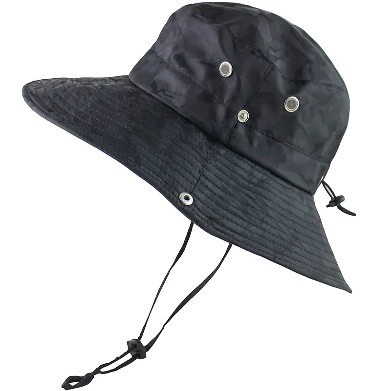 

2020 New Spring summer new fisherman hat outdoor camouflage fishing hat shade sun hat unisex multicolor optional SL-06