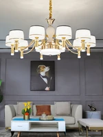 living room chandelier modern simple and light luxury nordic atmosphere household bedroom dining room lamp celebrity lamps