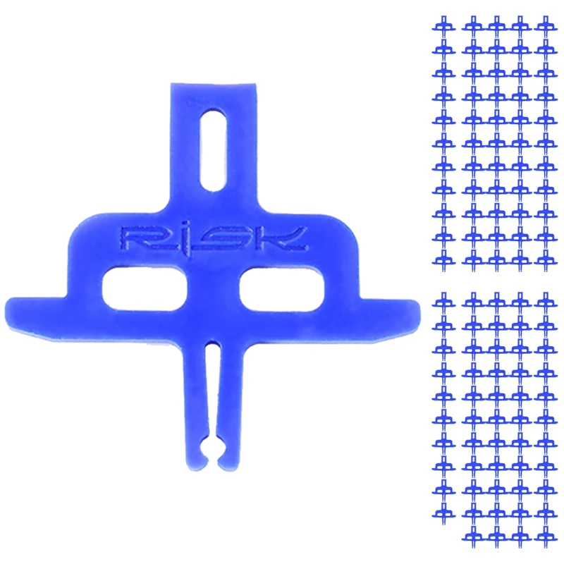 

RISK 100Pcs Bicycle Brake Pads Bike Hydraulic Brakes Pads Spacer Cycling Repair Tools for Mountain Bike and Road Bike