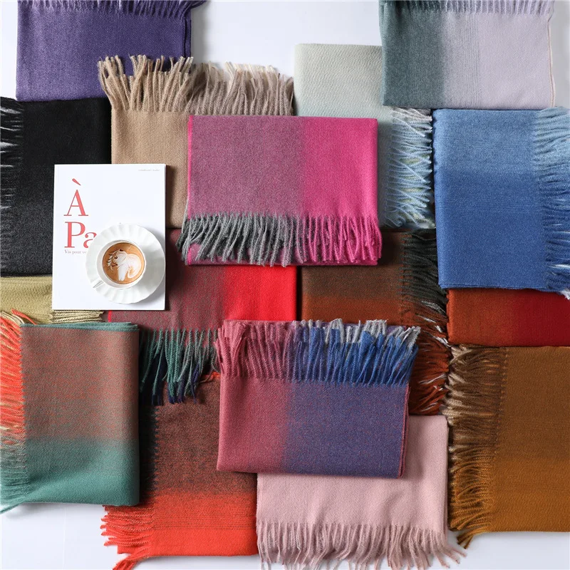 Дизайн 2021 брендовый женский шарф весна зима теплые кашемировые шарфы для Леди