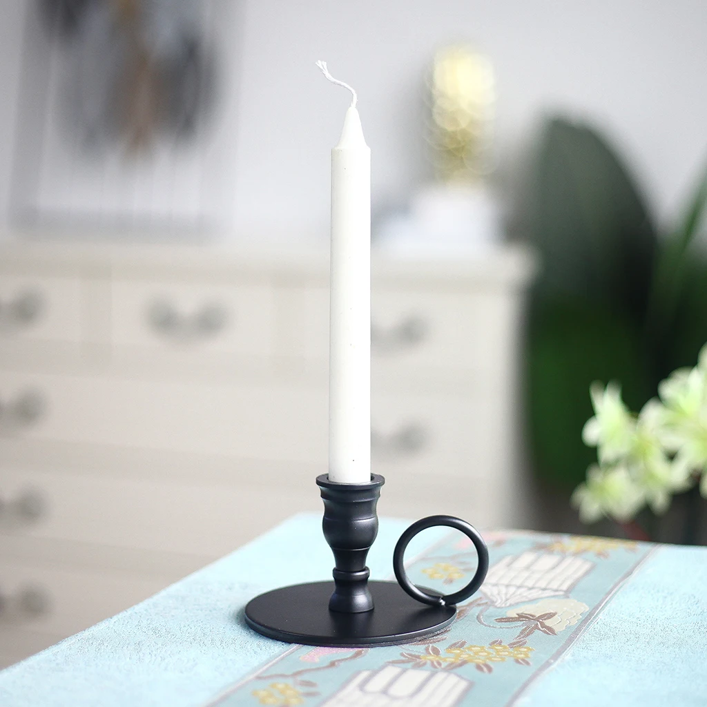 

Modern Pillar Candle Holder Candlestick for Home Weddings Events Ornament