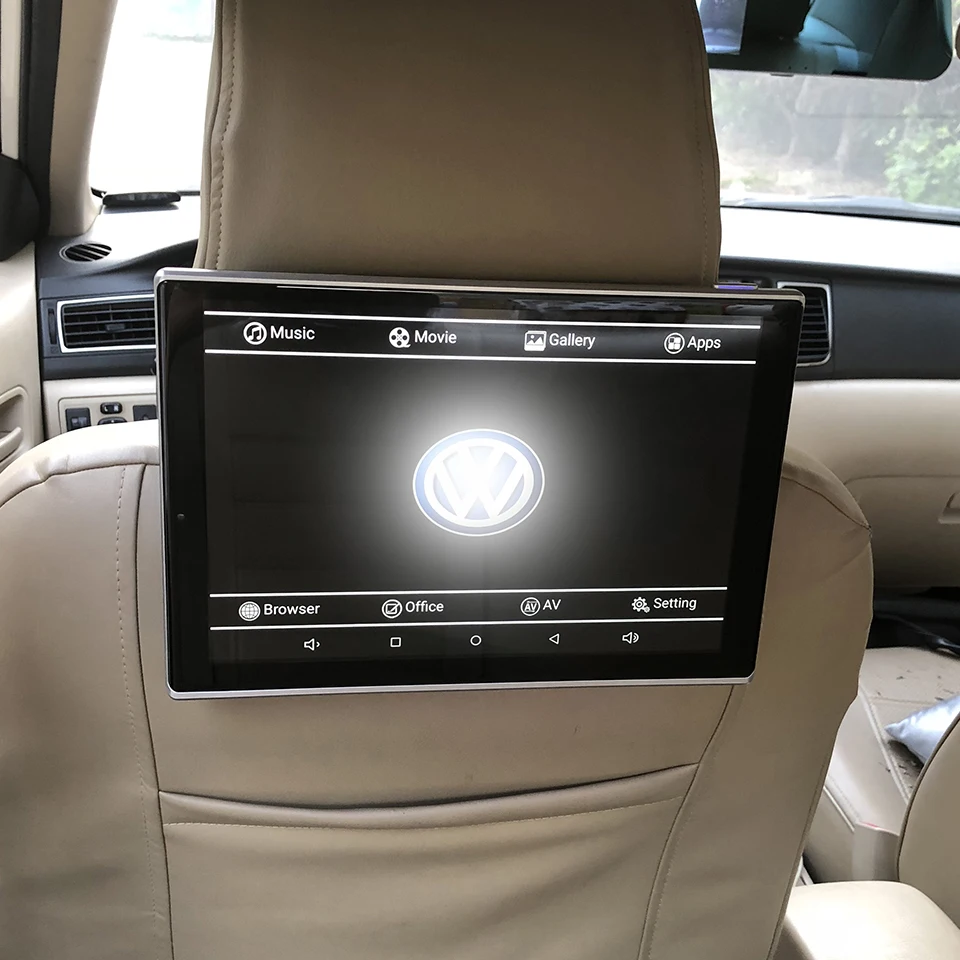 Android 9 0 подголовник DVD плеер автомобильные мониторы для VW Golf MK7 Passat Touareg Tiguan Jetta Skoda