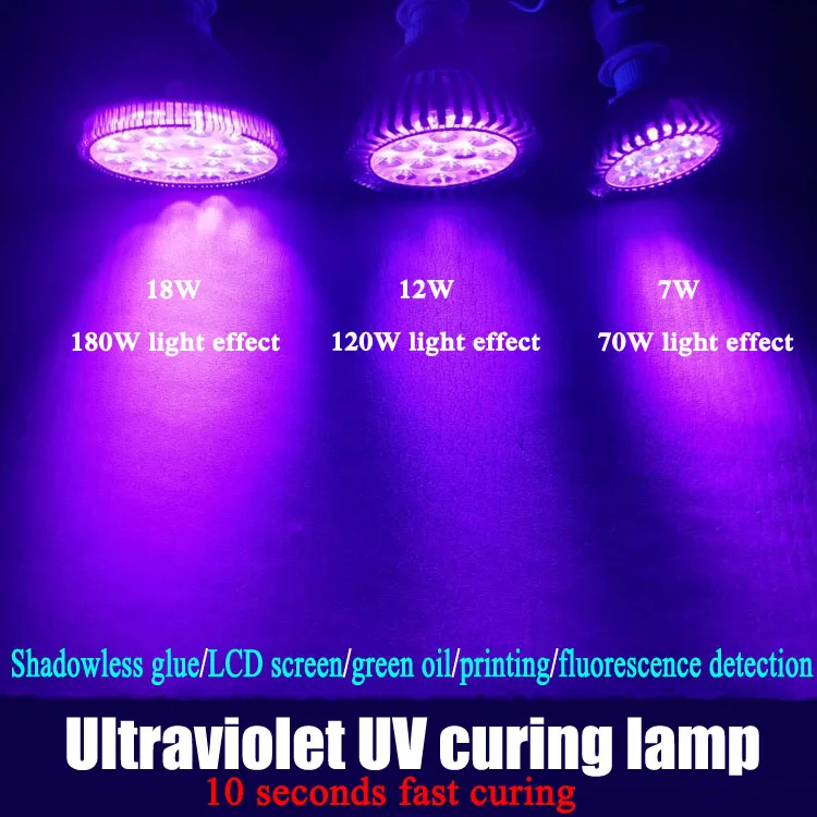 Высокомощная УФ-лампа для отверждения светодиодсветодиодный ультрафиолетовая