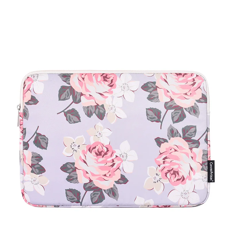 floral laptop bag cover case for macbook air pro 11 12 13 14 15 inch notebook sleeve pouch for dell hp lenovo 14 15 free global shipping