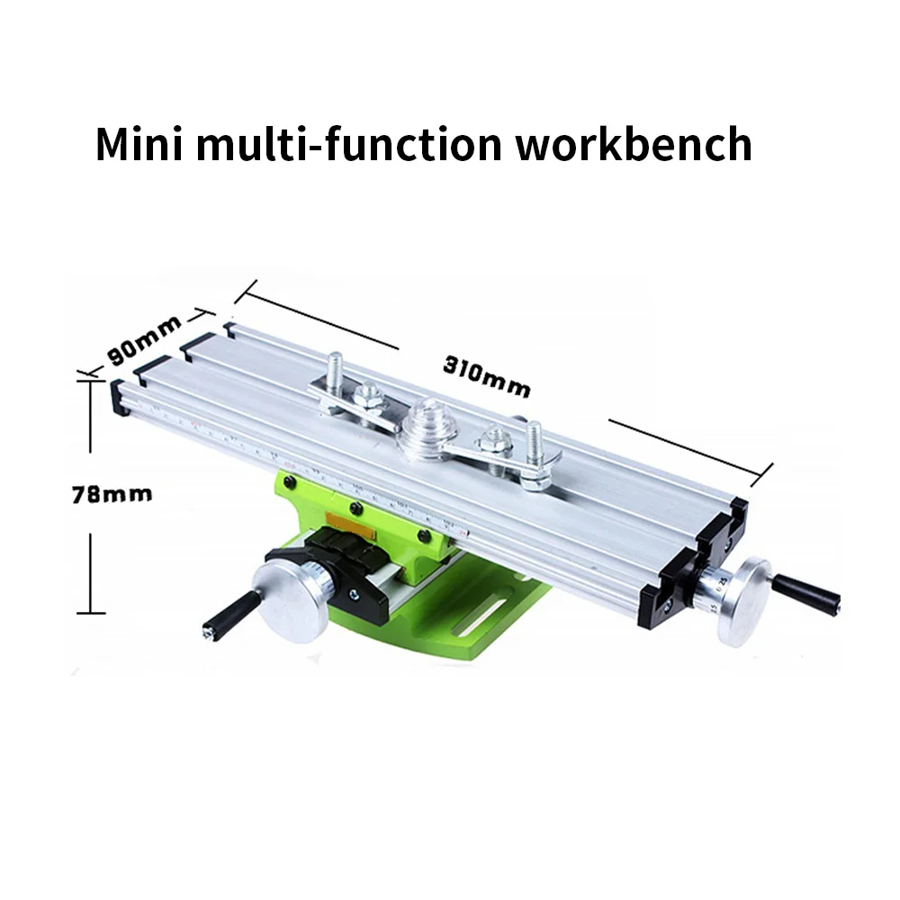 Miniature Precision Multifunction Milling Machine Bench Drill Vise Fixture Worktable X Y-Axis Adjustment Coordinate Table | Инструменты
