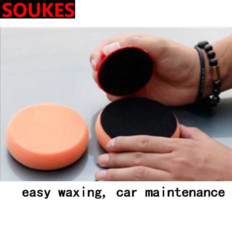 Car Waxing Polishing Handle Sponge Pad Repair For Cadillac CTS SRX ATS Lexus RX NX GS CT200H GS300 RX350 RX300 Saab 9-3 9-5 93 | Автомобили
