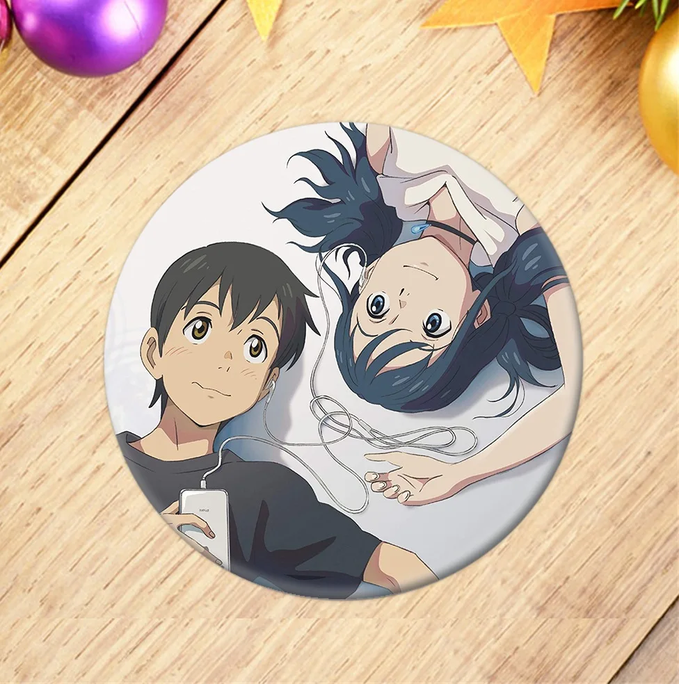 Аниме Tenki no ko Косплей сумки значок Модная японская мультяшная фигурка