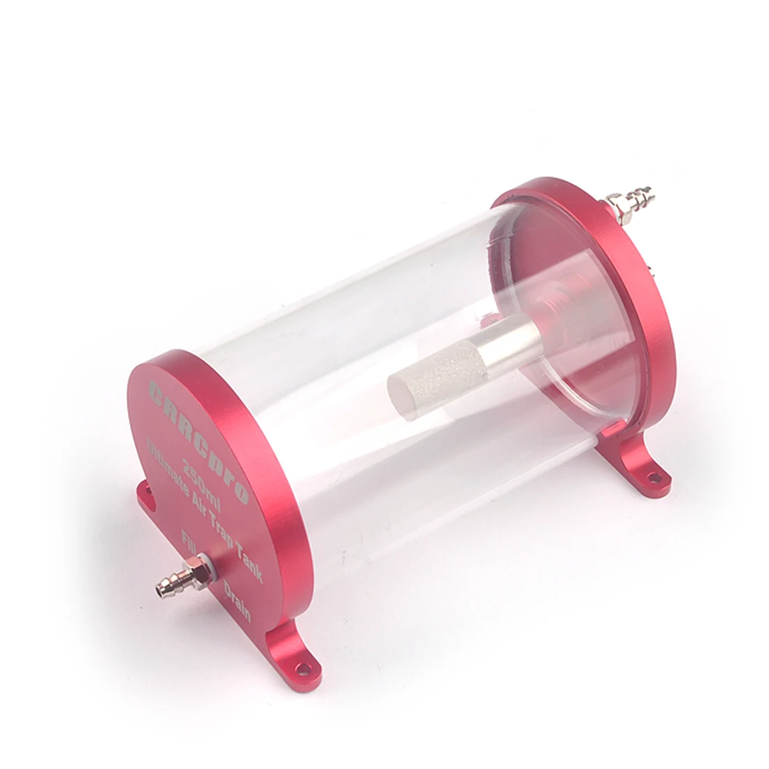 250ml red CNC сделано прозрачный топливный бак CRRCPRO анти-пузырьковый 125 мл 250 мл топливный бак для RC реактивного самолета игрушечные модели самолетов - Цвет: 250ml red