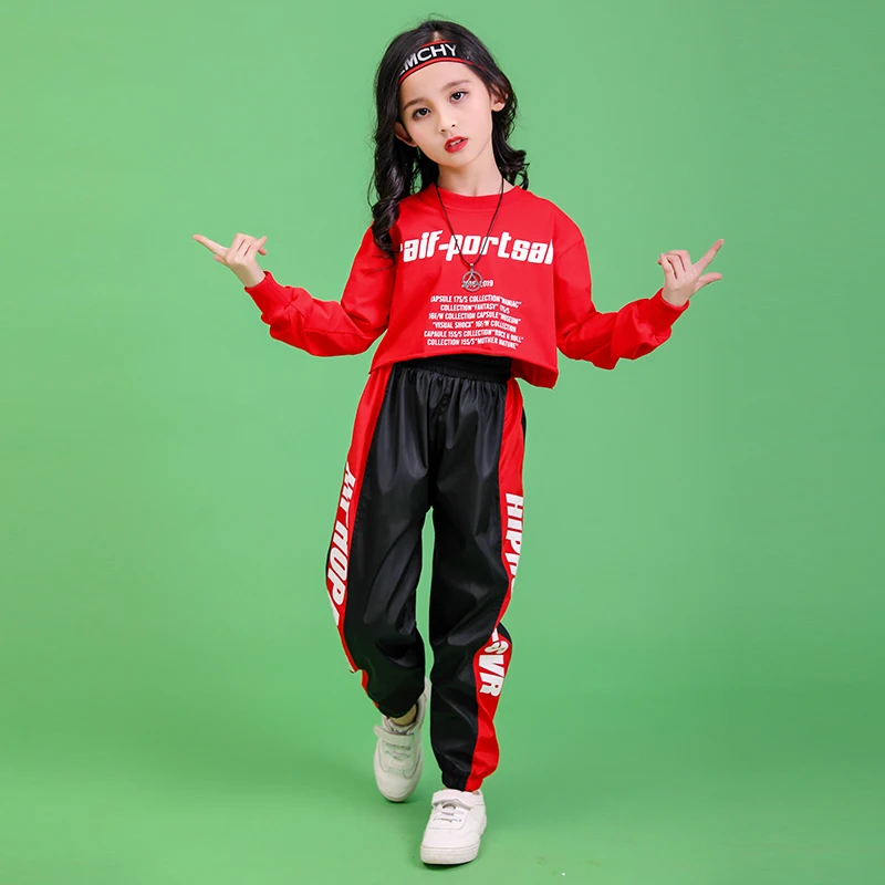 Комплект одежды для девочек из 2 предметов Детская футболка с длинным рукавом и